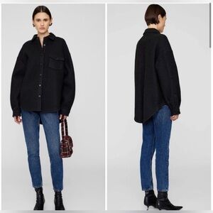 Anine Bing Simon Shirt Jacket - Black